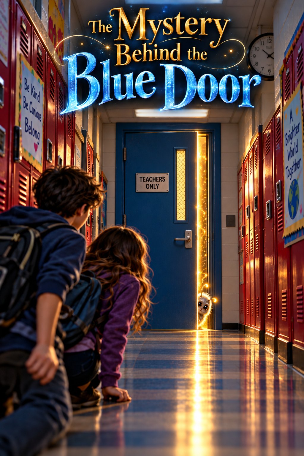 The Mystery Behind the Blue Door book cover